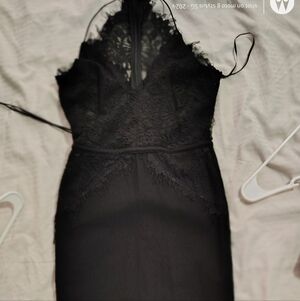 Love Culture Black Skinny Jeans with Lace Trim